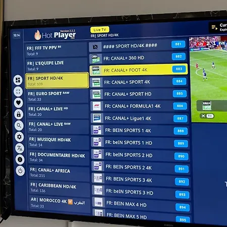 Moderne Calme 2 Wifi Fibre Bein Sport Canal Foot Rmc Netflix グルノーブル