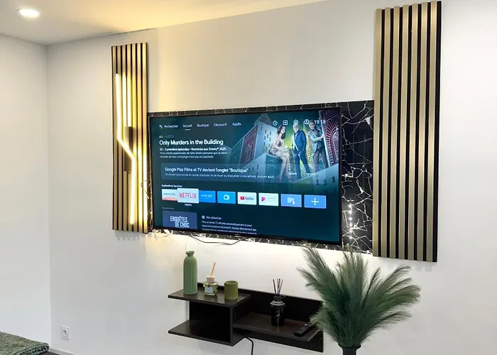 Moderne Calme 2 Wifi Fibre Bein Sport Canal Foot Rmc Netflix *